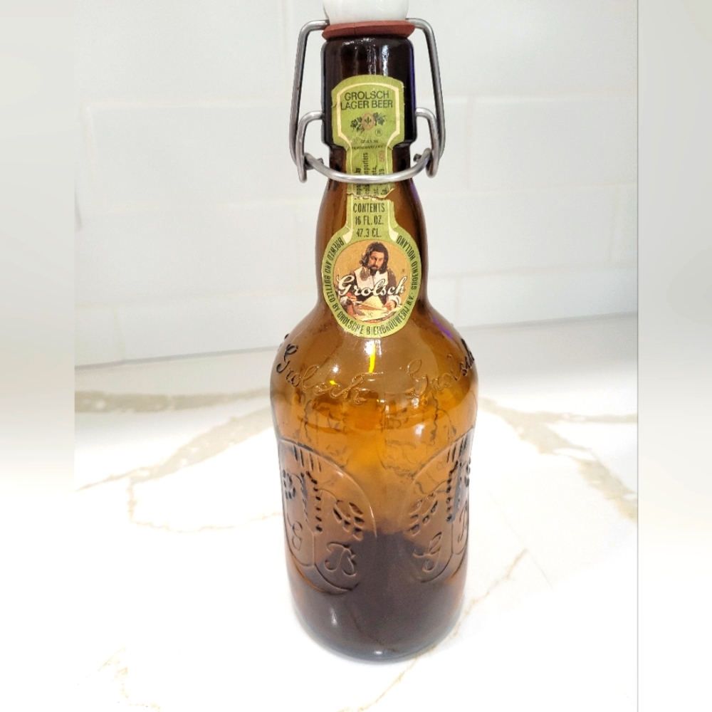 Grolsch Lager Beer Bottle with Swing Top - Picture 1 of 4